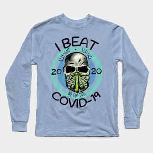 I Beat Covid 19 Long Sleeve T-Shirt